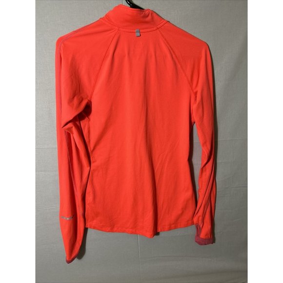 Nike Running Women’s Half Zip Pull Over Track Jacket Dri Fit Orange XS SHIRT - Picture 5 of 5